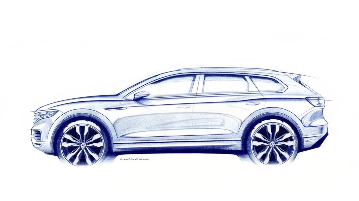 VW Touareg 2018 Teaser